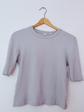 Kotn Iris Ribbed Fitted T-Shirt